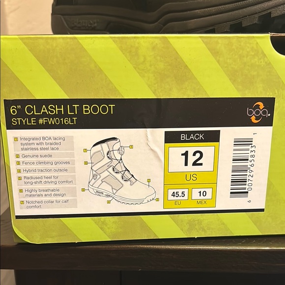 Blauer Men's Black Tactical Boots - Picture 6 of 7